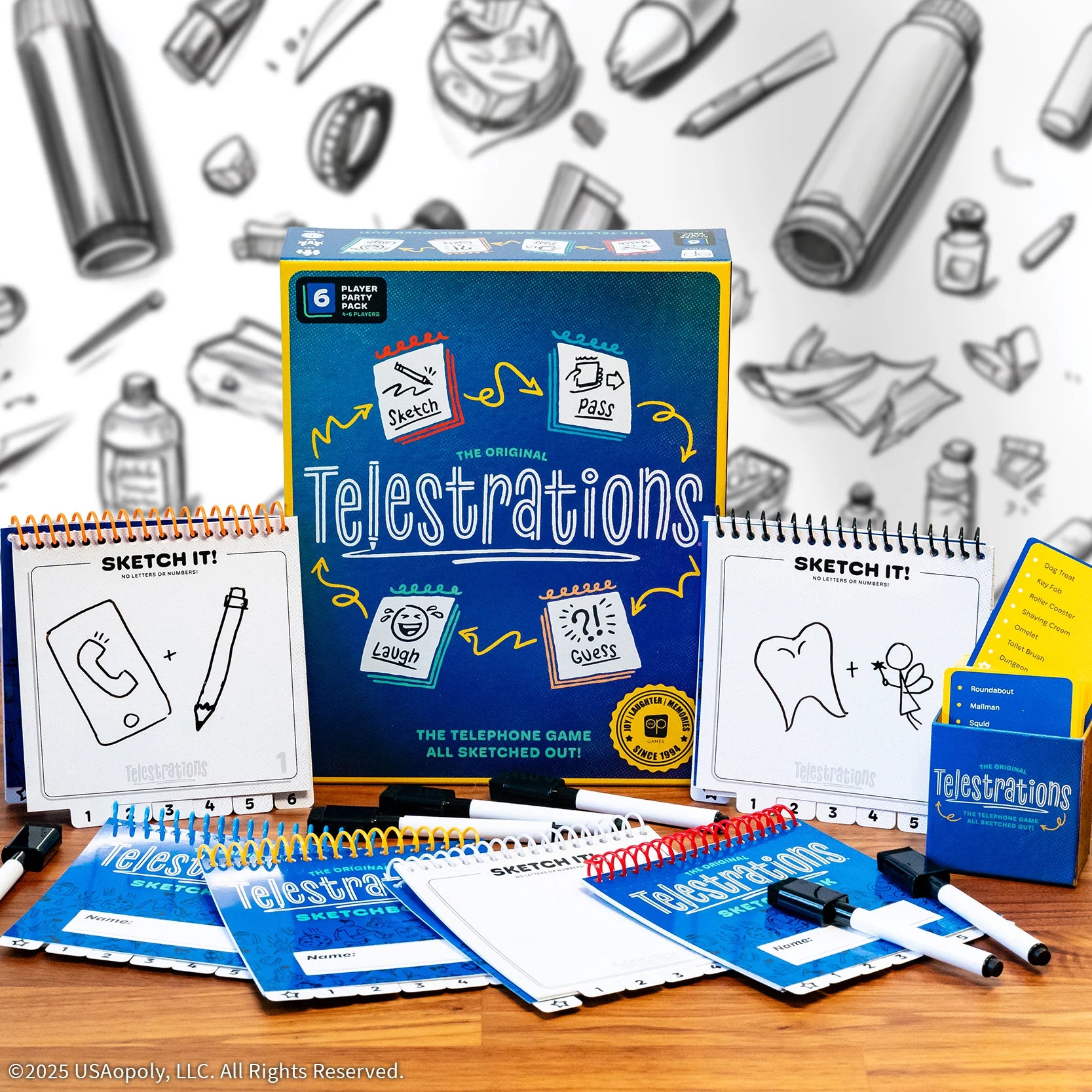 Telestrations 6 Player (second edition)