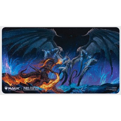 Playmat: Holofoil: Magic: The Gathering - Final Fantasy: Bahamut and Ifrit