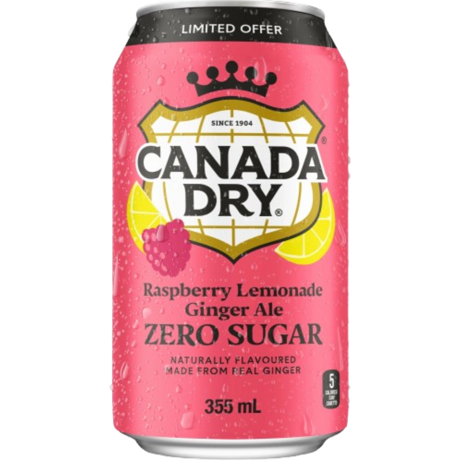 Canada Dry Zero Raspberry Lemonade Ginger Ale