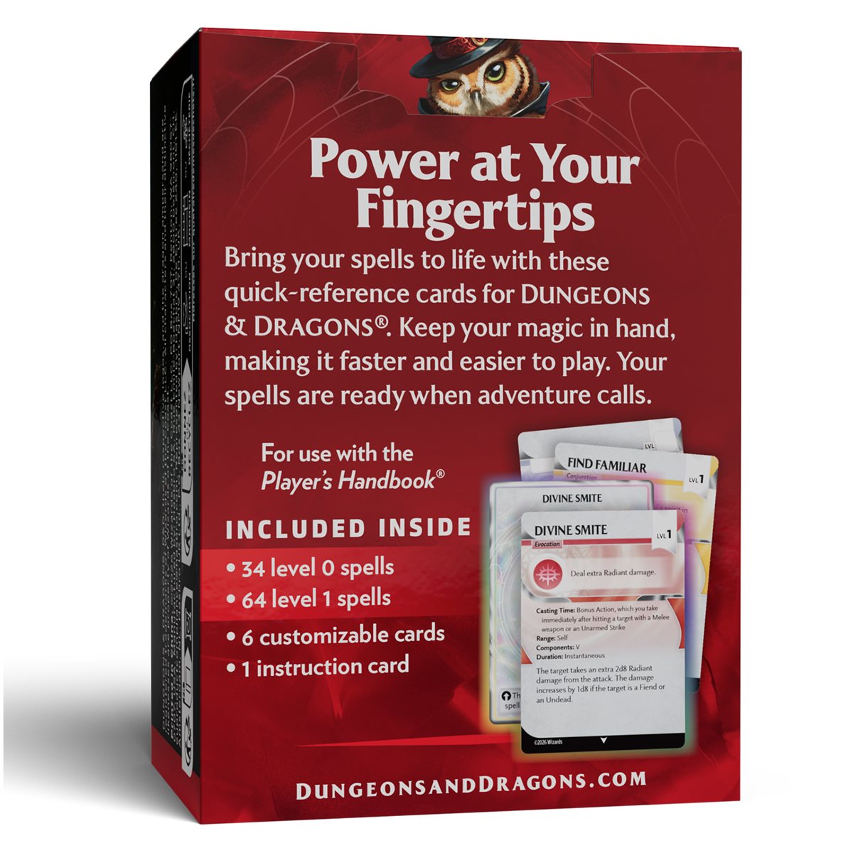 Dungeons & Dragons: Reference Cards: Spells - Levels 0-1