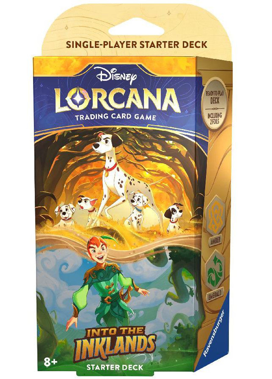 Disney Lorcana: Into the Inklands - Starter Deck - Amber & Emerald