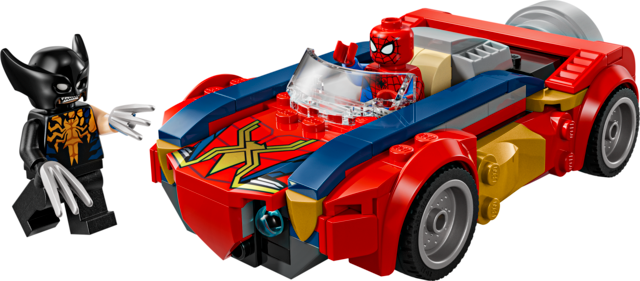 Spider-Man Car vs. Venomized Wolverine