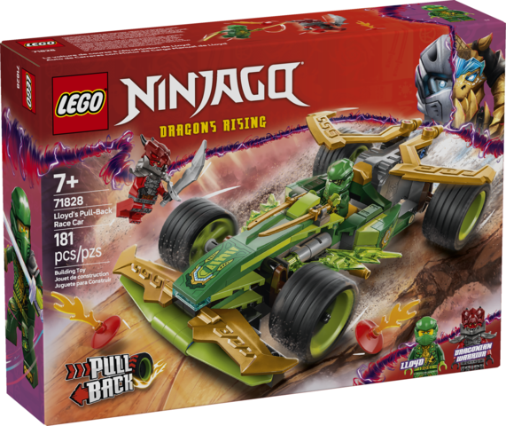 Lloyd's Pull-Back Race Car Ninjago