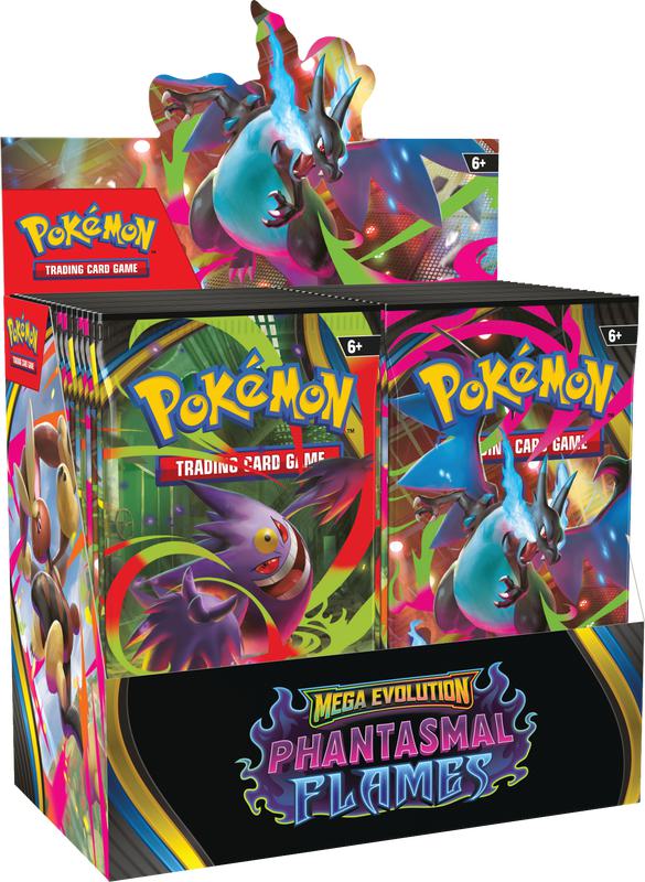 Pokemon Mega Evolutions: Phantasmal Flames Booster Display *IN STORE ONLY