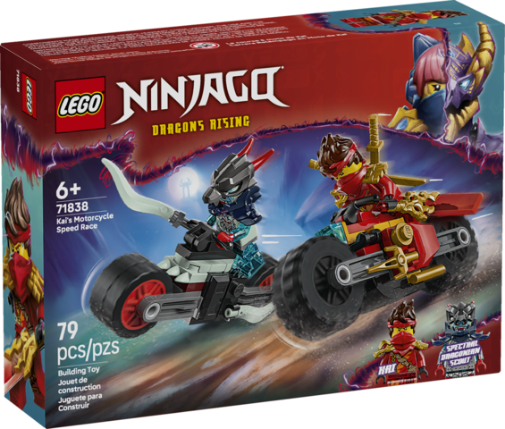 Kai's Motorcycle Speed Race - Ninjago