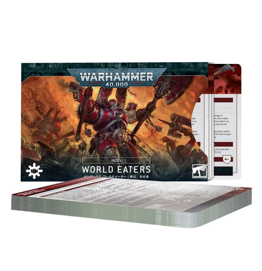Warhammer 40k Index Cards: World Eaters