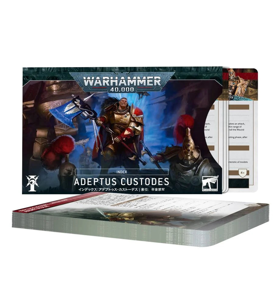 Warhammer 40k Index Cards: Adeptus Custodes