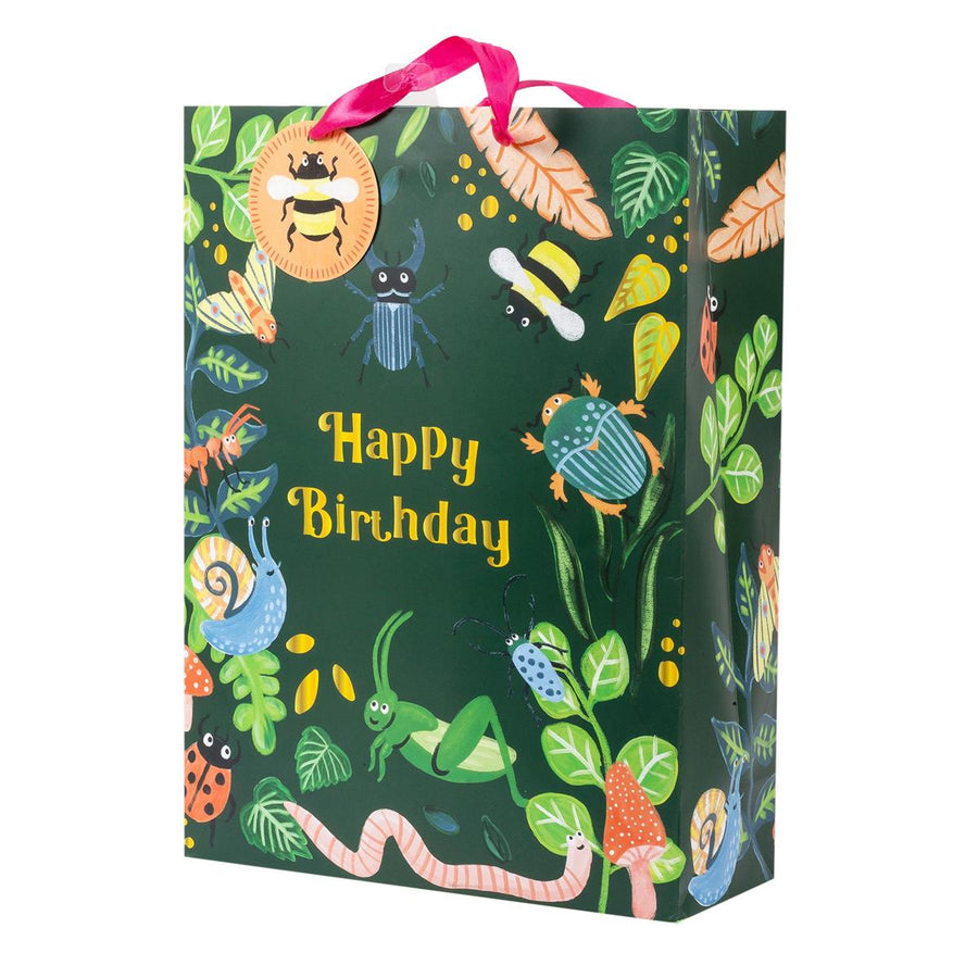 Paper T. Jumbo Gift Bag - Bday Bugs, Matte