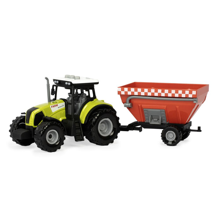 Friction Tractor & Trailer with Lights & Sound