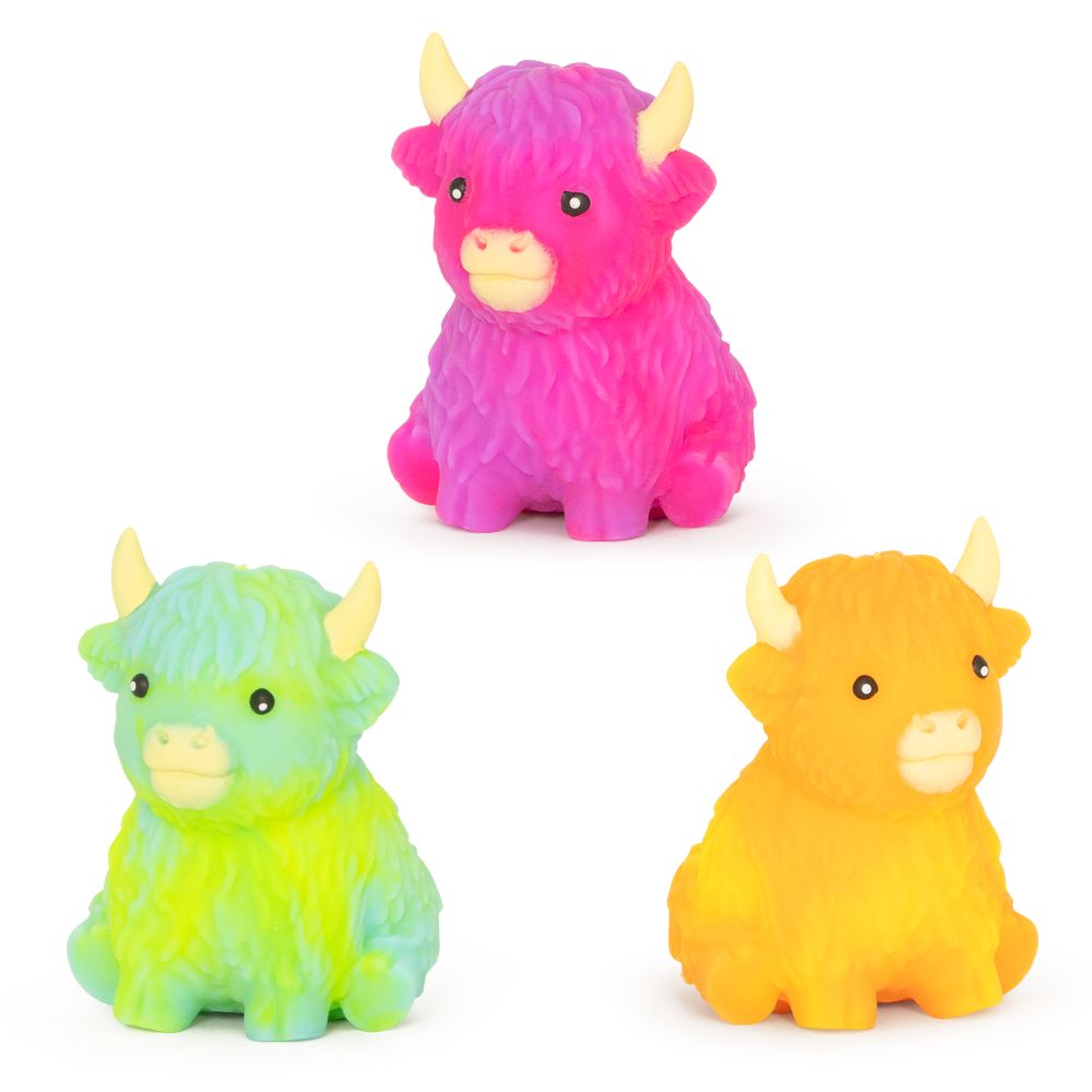 Squishy Rainbow Highland Cow
