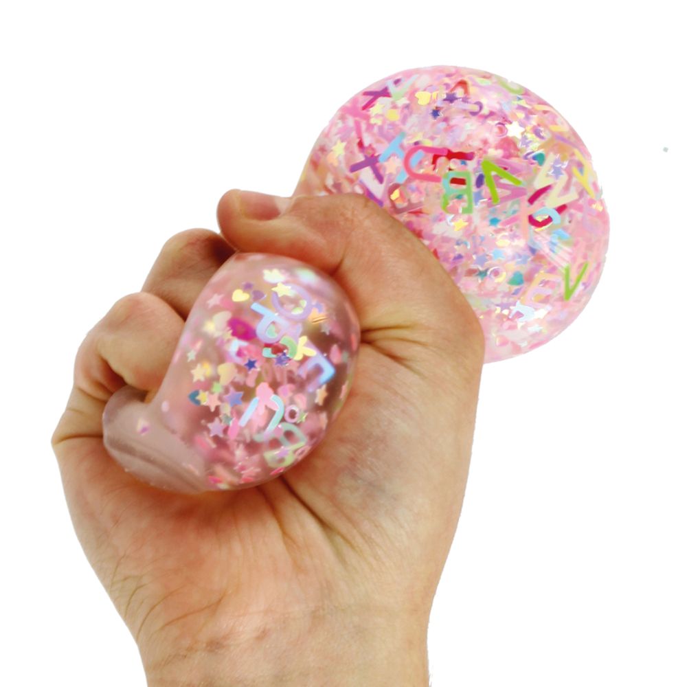 Alphabet Glitter Ball