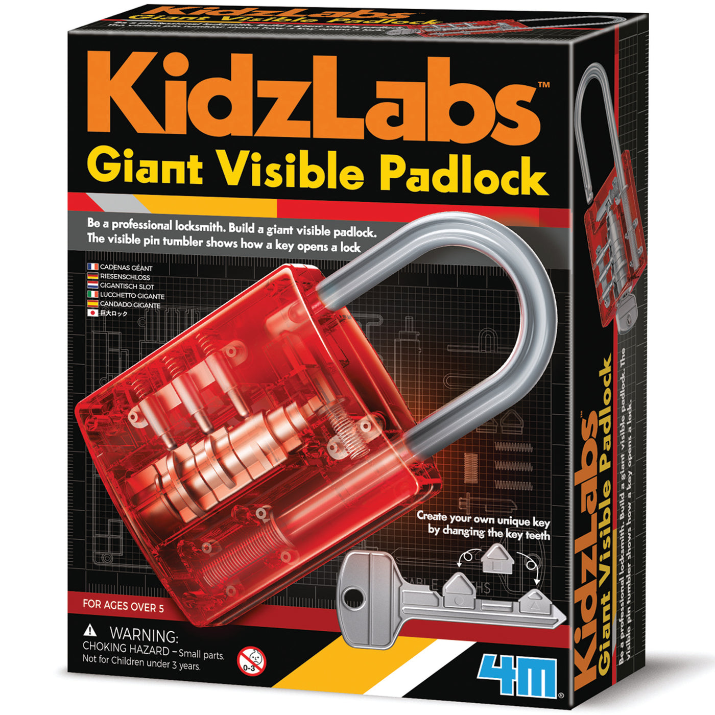 Kidzlabs Giant Visible Padlock