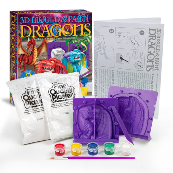 3D Mould & Paint Dragons