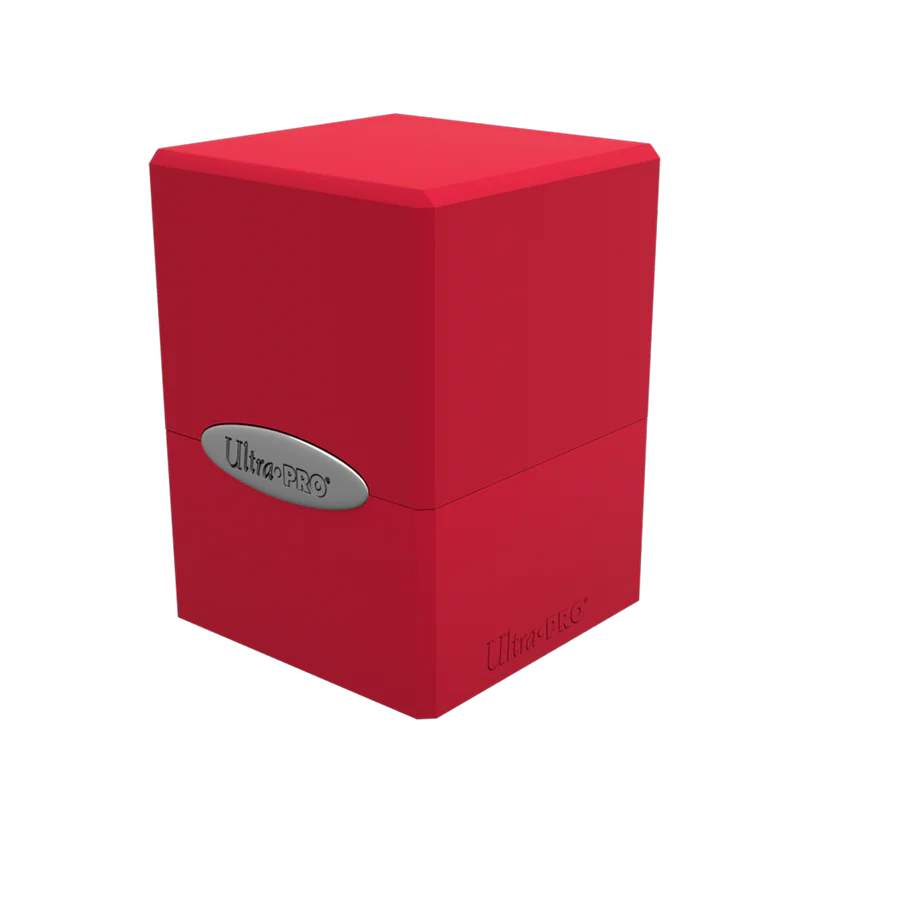 Deck Box Satin Cube - Apple Red