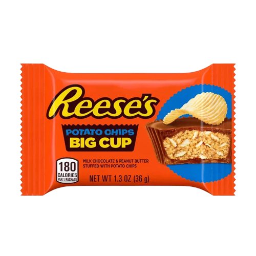 Reeses Big Cup with Potato Chips - Singles