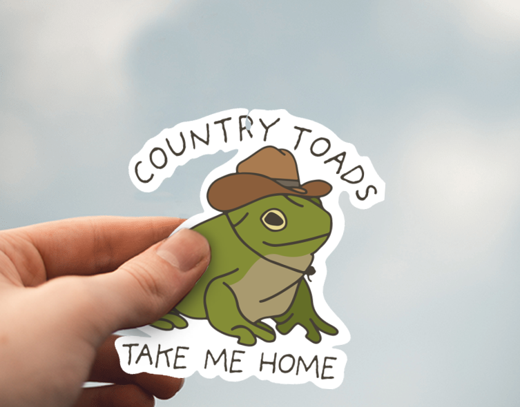 Sticker You - Country Toads take me Home