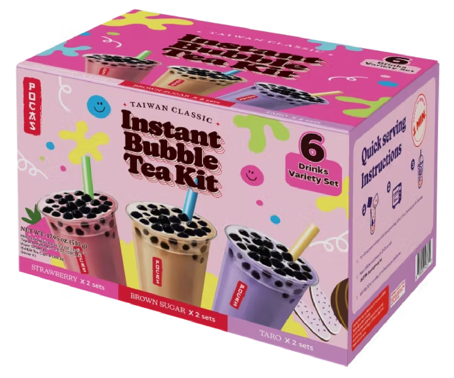 Poca's Instant Bubble Tea Variety Set