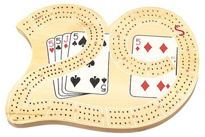 Number 29 style Cribbage Board