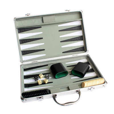 Backgammon 15" with Aluminum Case