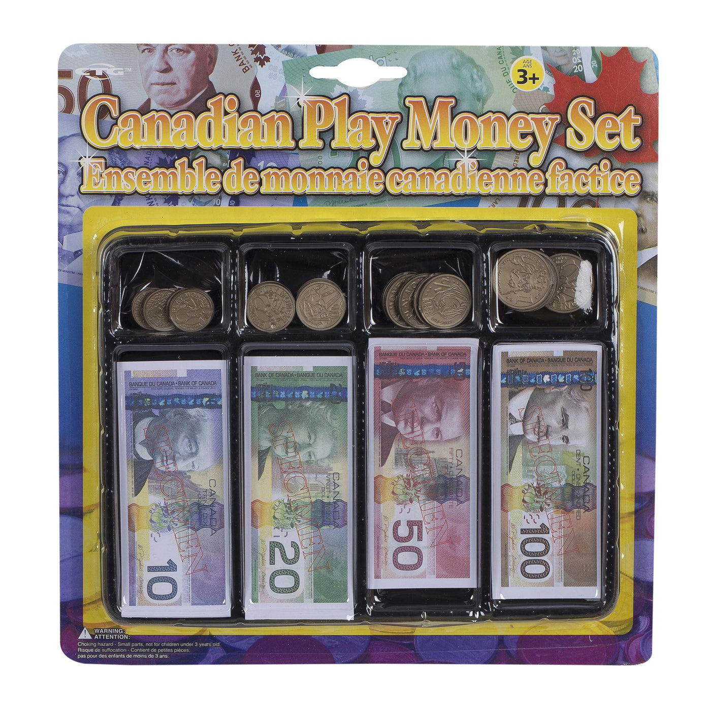 Canadian Play Money Set
