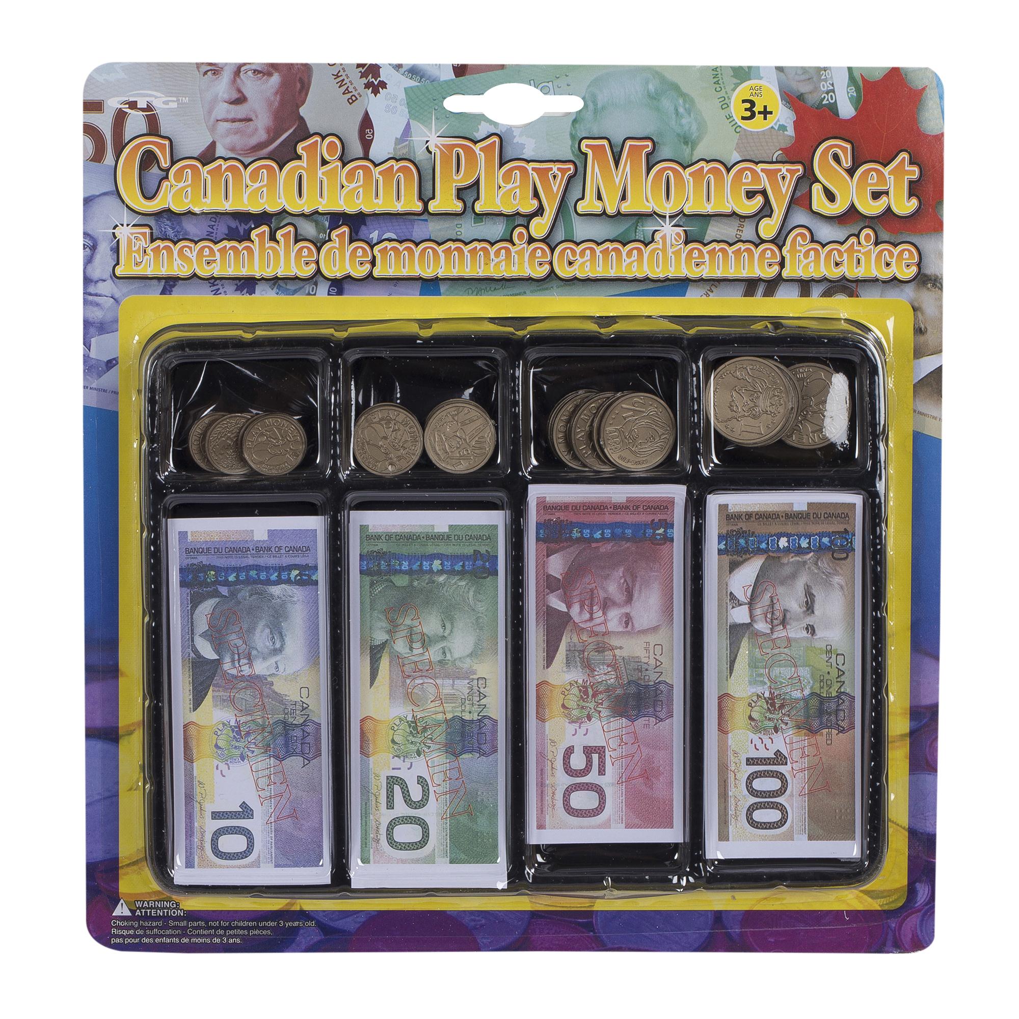 Canadian Play Money Set