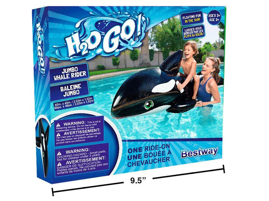 Inflatable Jumbo Whale Rider