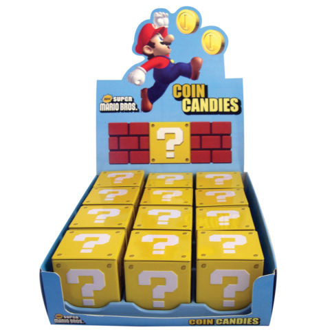 Mario Mystery Item Box Candy Coins