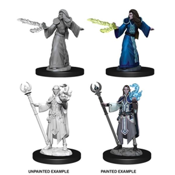 D&D Miniature Elf Wizard