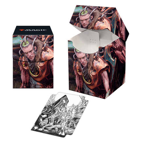 Phyrexia All Will Be One Lukka, Bound to Ruin 100+ Deck Box for Magic: The Gathering