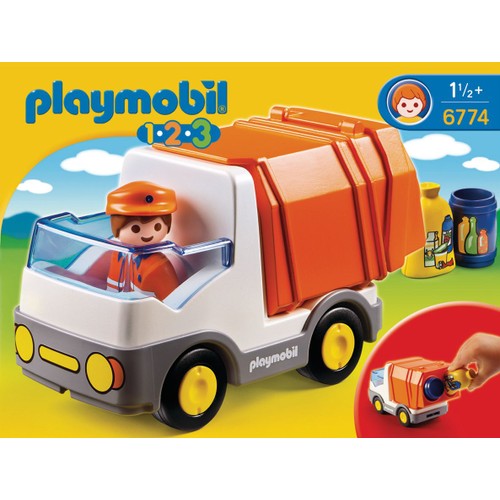 Playmobil 1.2.3 Recycling Truck