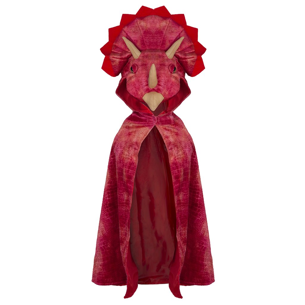 Triceratops Hooded Cape