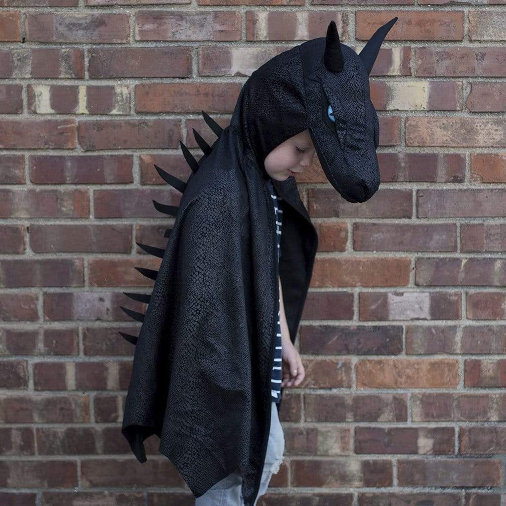 Midnight Dragon Cape (size 5-6)