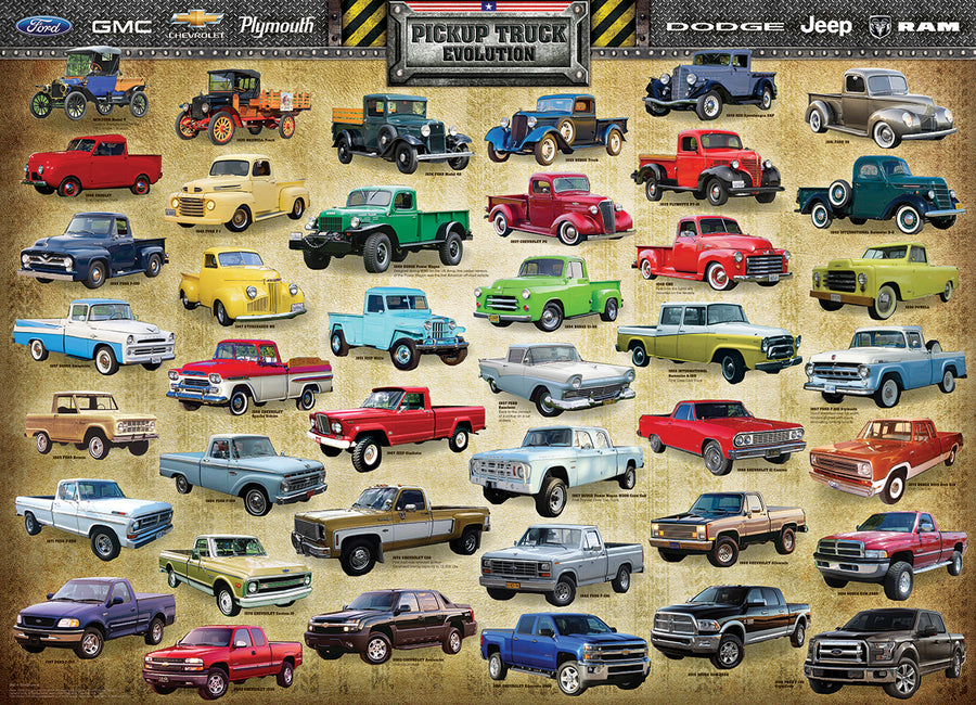 Pickup Truck Evolution - 1000pc