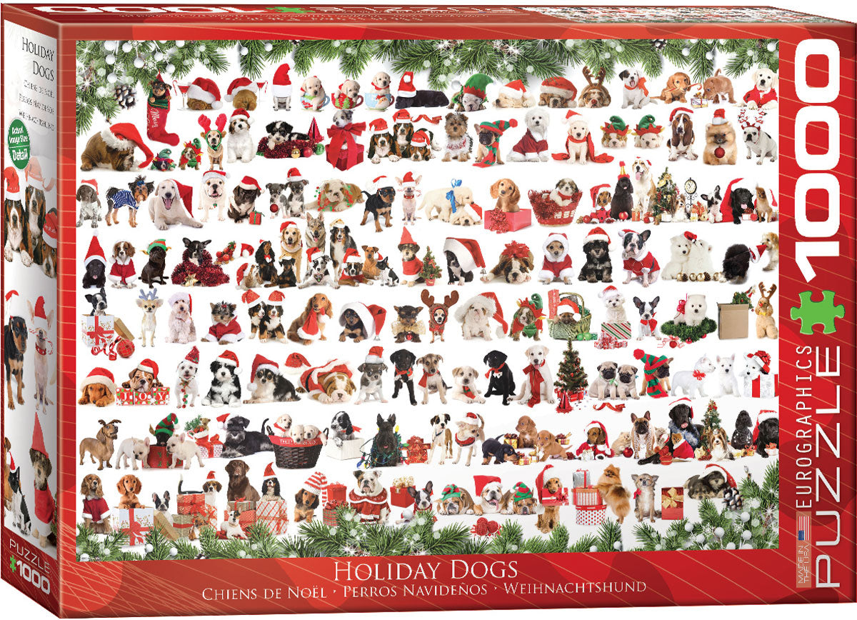 Holiday Dogs - 1000pc