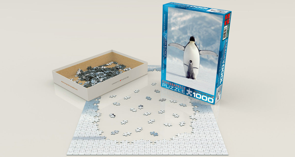 Penguin and Chick - 1000pc