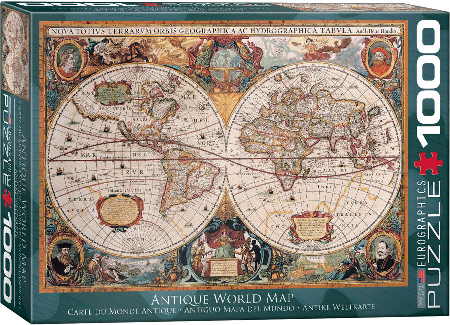 Orbis Geographica World Map - 1000pc
