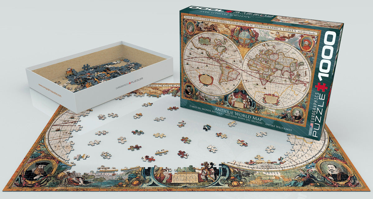 Orbis Geographica World Map - 1000pc