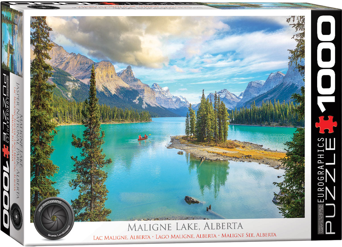 Maligne Lake, Alberta,1000-Piece Puzzle