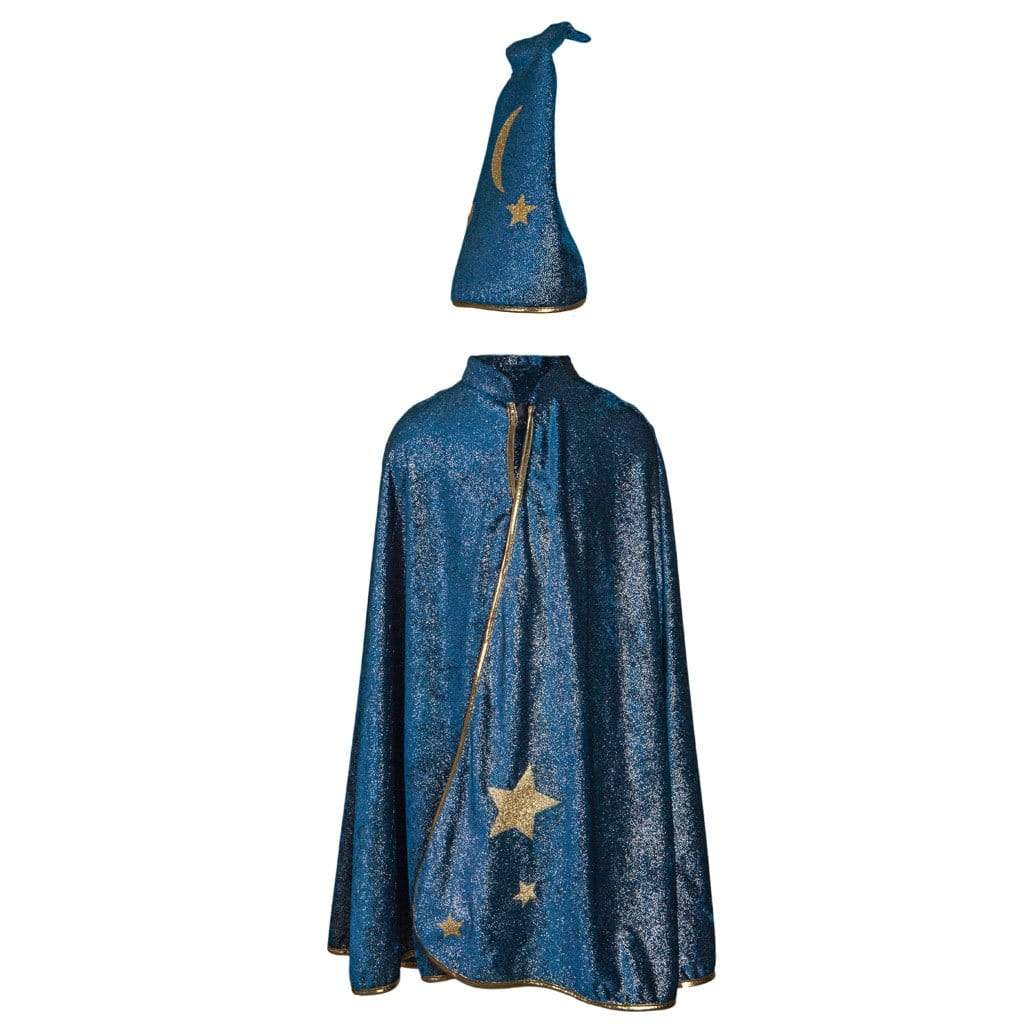 Starry Night Wizard Cape and Hat (size 5-6)