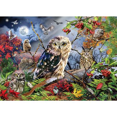 Owls in the Moonlight - 1000pc