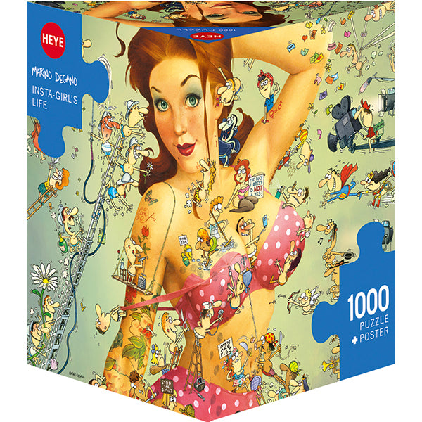 1000 pcs, Insta-Girl's life, Degano