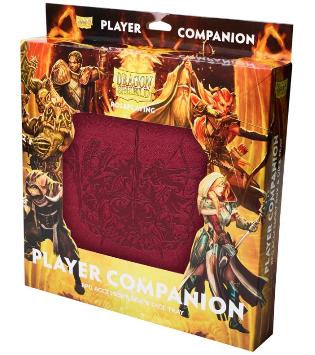 Dragon Shield RPG: Player Companion: Box & Dice Tray: Blood Red