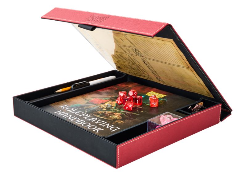 Dragon Shield RPG: Player Companion: Box & Dice Tray: Blood Red
