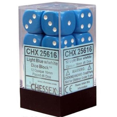 Opaque: 12D6 Light Blue / White