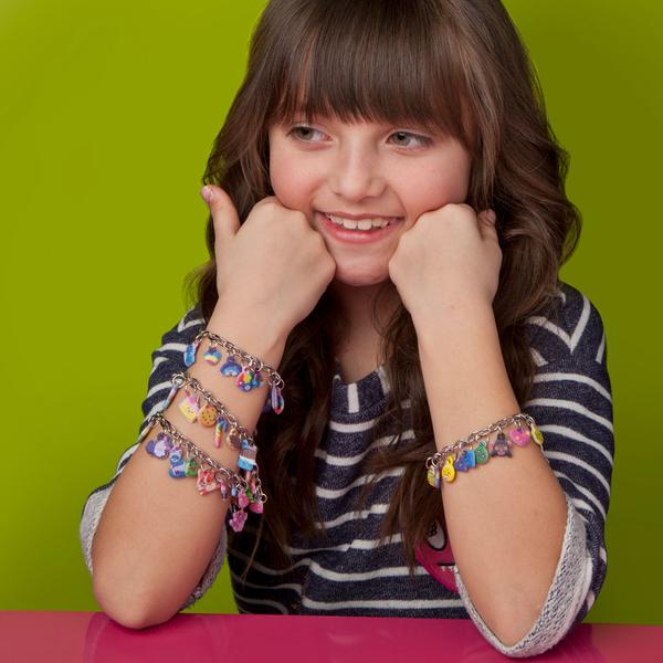 DIY Puffy Charm Bracelets