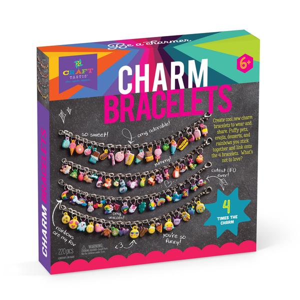 DIY Puffy Charm Bracelets