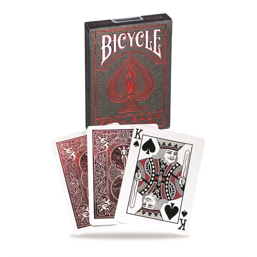 Bicycle Deck Metalluxe Red