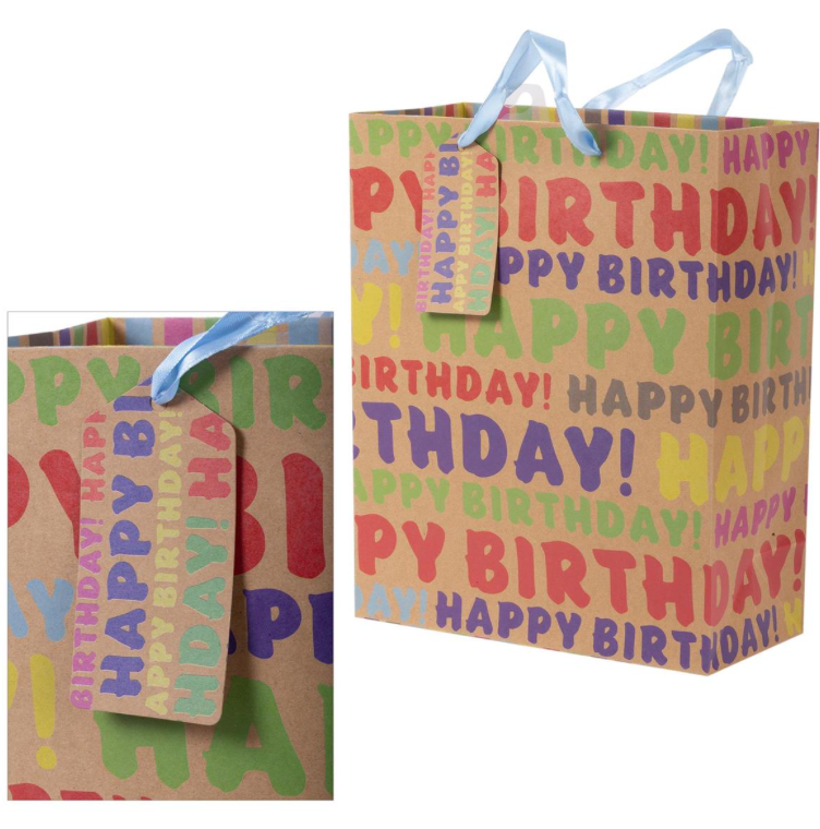 Happy Birthday Gift Bag - Large