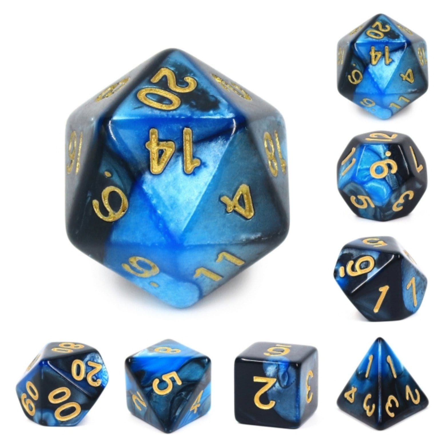 Thunderstorm RPG Dice Set