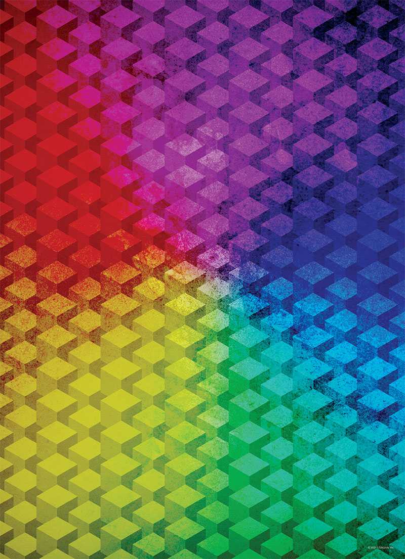 Puzzle: 1000 Color Spectrum - Gradient Cubes